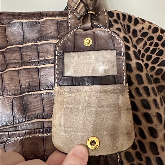 Vintage Dooney & Bourke Brown Croco Nile Bag - Picture 2 of 16